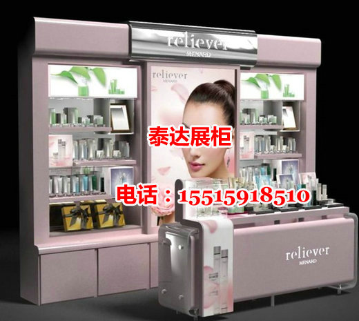 郑州泰达化妆品展柜设计标准