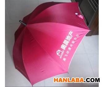 深圳专业订做全纤维高尔夫广告伞