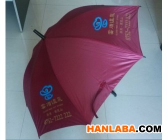 惠州雨伞制作厂家，直柄礼品广告伞订购