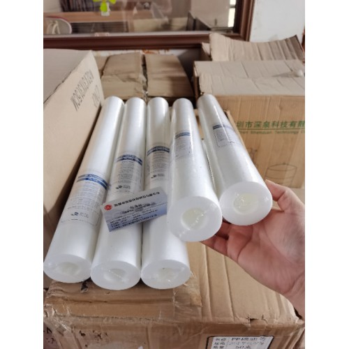 30英寸带龙骨架的pp棉滤芯精密滤芯不锈钢 前置滤芯1/5u
