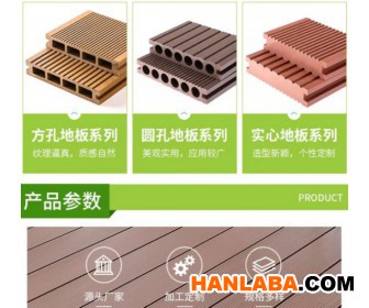 可定制户外复合木塑地板材料厂家供应销售